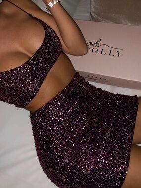 Oh Polly Embellished Two Piece Set